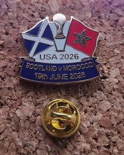 SCOTLAND VS MOROCCO BADGE 2026