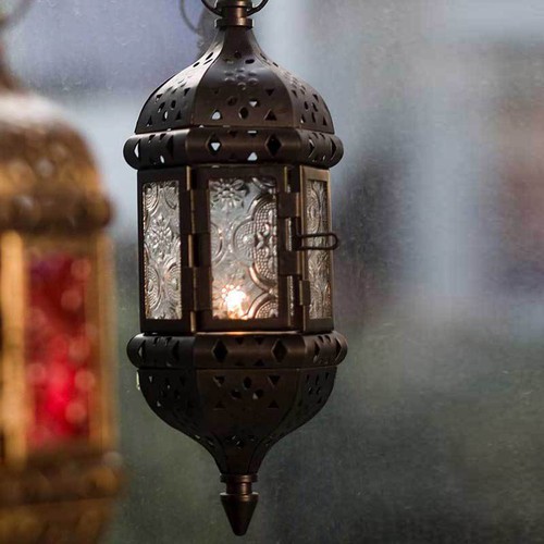 Hanging candle lantern - hanging,
