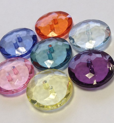 Clear faceted see through