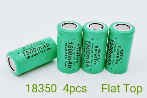18350 4pcs rechargeable - 18350,
