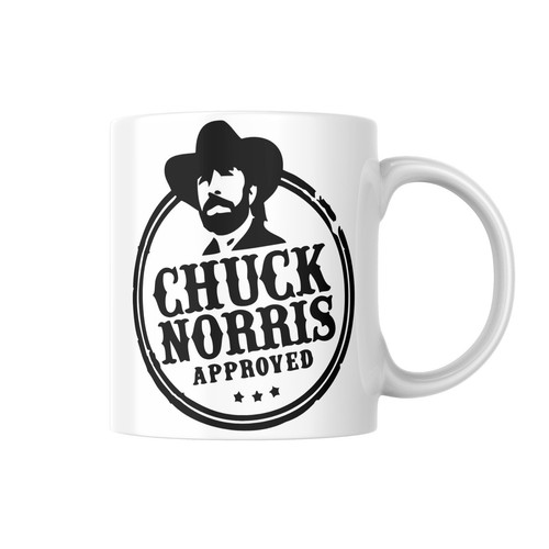 Chuck norris approved 11oz - -,