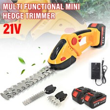 Cordless Hedge Trimmer Lightweight & Powerful Garden Tool with Battery & Charger