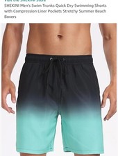 SHEKINI Men's Swim Trunks