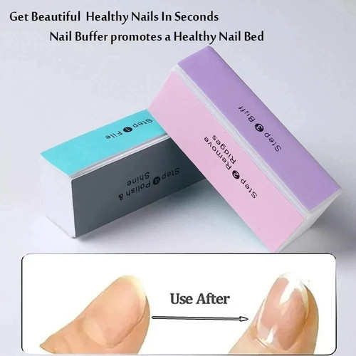 Sided nail buffer block - 4-sided,