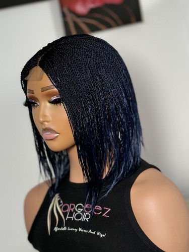 Micro twist short braided wig - micro,