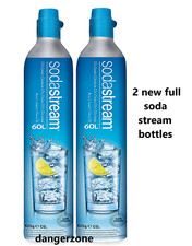 2 x Soda stream Gas Cylinders new and sealed