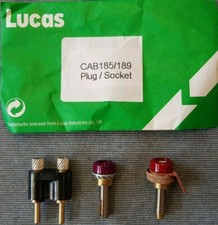 NEW LUCAS AUSTIN MINI COOPER S MGA WORKS RALLY KIT CAR DASH SOCKET CAB185 CAB189