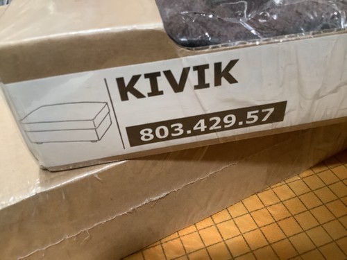 Ikea kivik ottoman - foot, stool