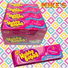 Pack of 20 Hubba Bubba Original Bubble Gum 5-Piece | Wrigley’s Classic Gum