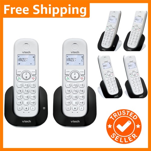 Stylish white cordless phone - white,