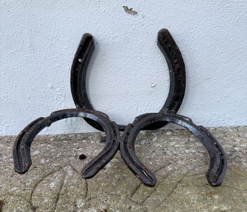Vintage rustic horseshoe wall - horseshoe,