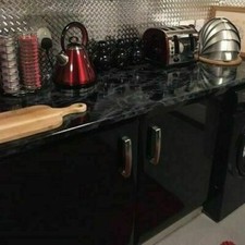 90cm wide GLOSSY BLACK FILM