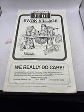 Vintage Star Wars - Kenner ROTJ Ewok Village Playset instructions - VGC