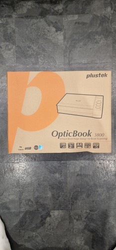 Plustek opticbook 3800 book - 3800,