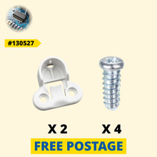 2 x 130527 IKEA White Wardrobe