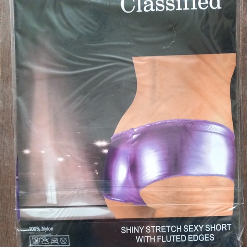 Purple shiny stretch - purple,