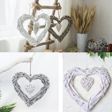 Shabby Chic Wicker Heart