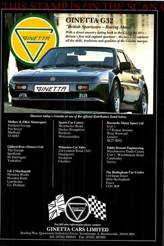 Ginetta g32 sports car - sports,