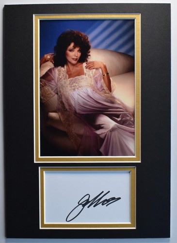 Joan collins signed autograph - joan,