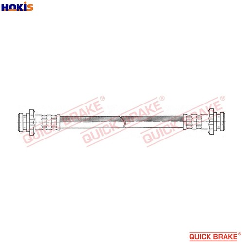 Brake hose 044 for nissan - brake, 22.044