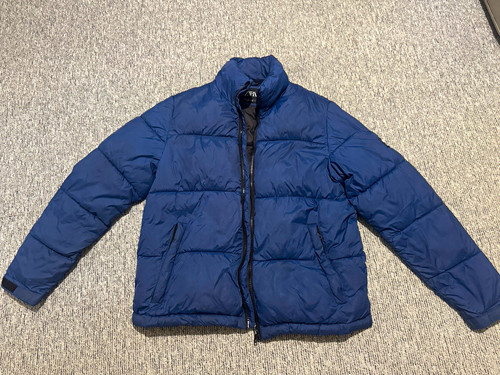 Zara dnwr men blue puffer - zara,