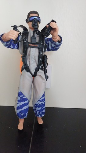 Action man parachute figure - action,