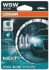 Osram Cool Blue Intense Parking Light White Blue W5W Xenon Effect for Audi A6 & A8