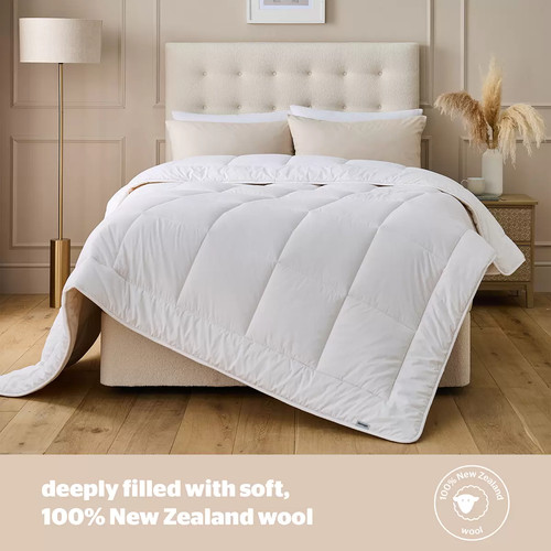 Silentnight natural wool - natural,
