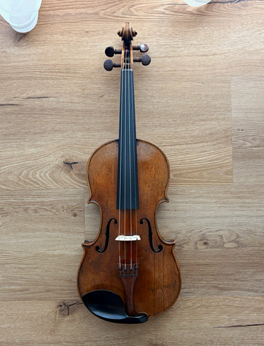 Old violin after - old,