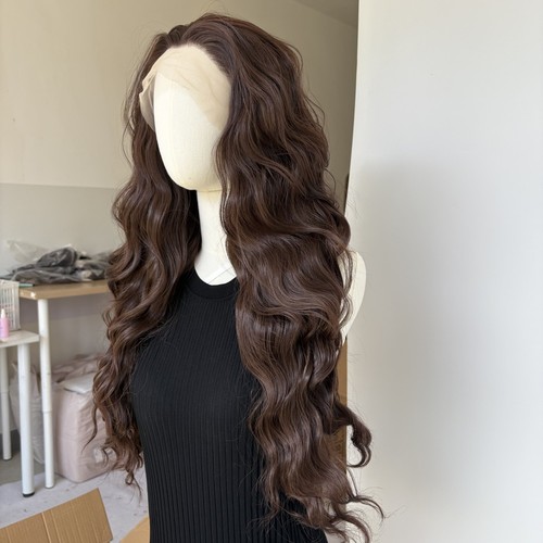 Dark brown lace front - dark,