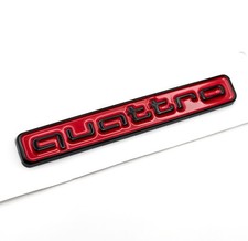 Black Red Quattro Rear Boot