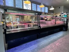 SERVE OVER COUNTER DEEP VERSION 1.87M MEAT DELI DISPLAY LIFT UP FRONT GLASS NEW