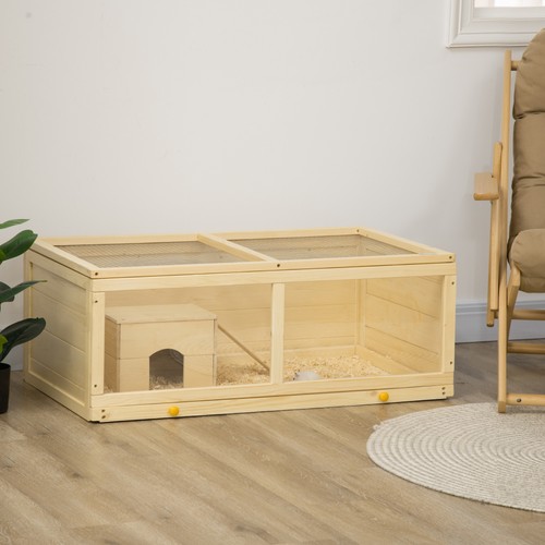 Pawhut wooden hamster - pawhut,