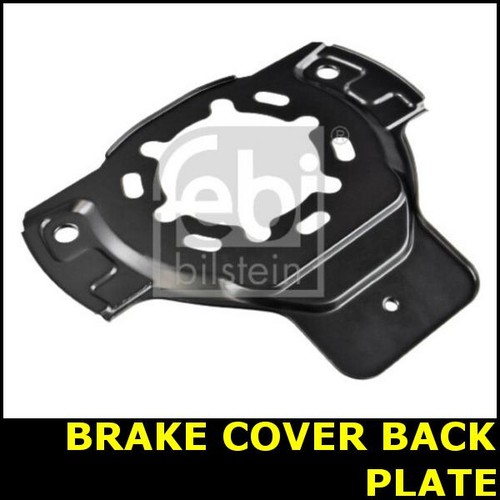 Brake cover back plate - back, front