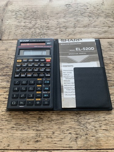 Sharp 520d scientific - sharp,