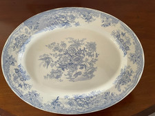 Very large blue and white