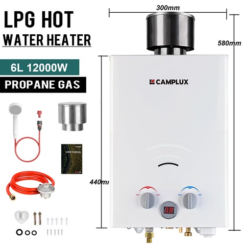 Tankless gas hot water - hot,