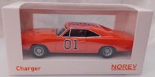 Diecast Dodge Charger 1969 General Lee The Dukes of Hazzard Scale 1:43 by Norev