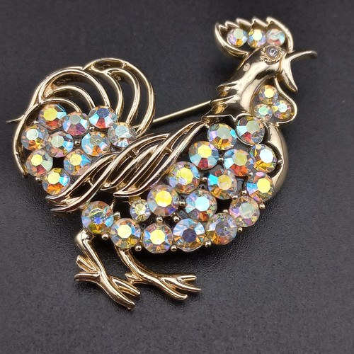 Vintage coro signed rooster - vintage,