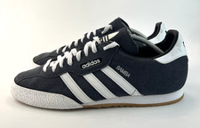 Adidas Originals Samba Super Mens Trainers Blue Suede Sneakers Size UK 10