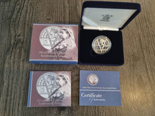 Royal Mint Silver Proof Crown £5, 28.2g Sterling, Queen Victoria Memorial 2001