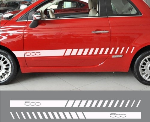 Fiat 500 side racing - , stripes