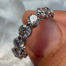 3.02Ctw Round Cut Moissanite