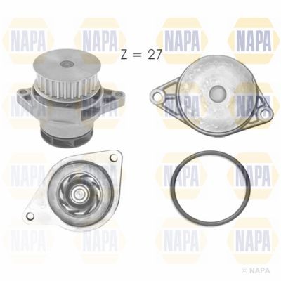Napa water pump - water, volkswagen