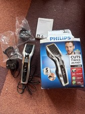Philips Series 5000 Electric Shaver - Black With Box + Charger + 2 Attachments