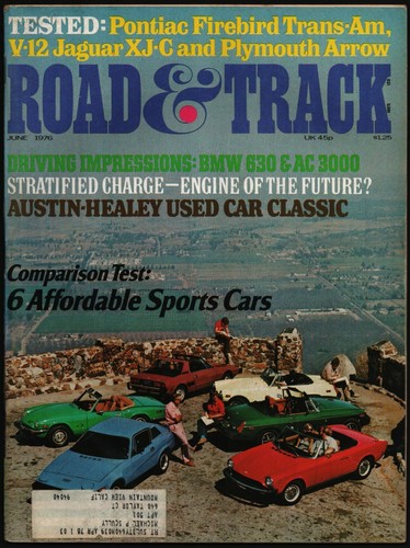 June 1976 road track - june, &