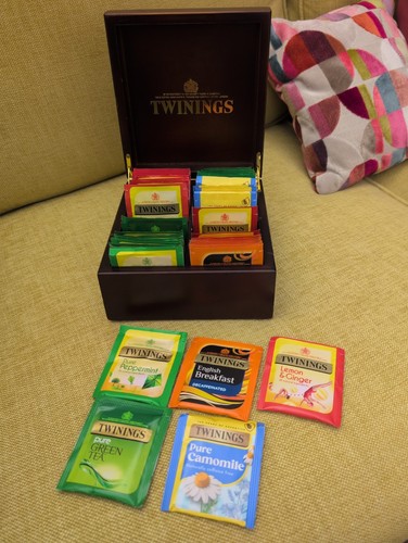Twinings wooden tea box - wooden,
