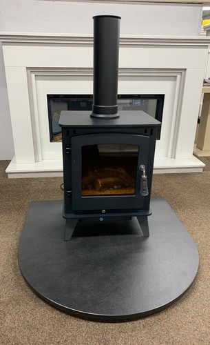 Slate shaped hearth - shaped,