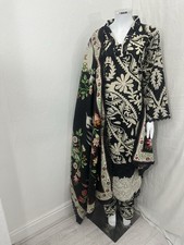 Maria B Inspired 3-Piece Black Shalwar Kameez