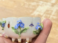 Rare Antique Meissen Footed